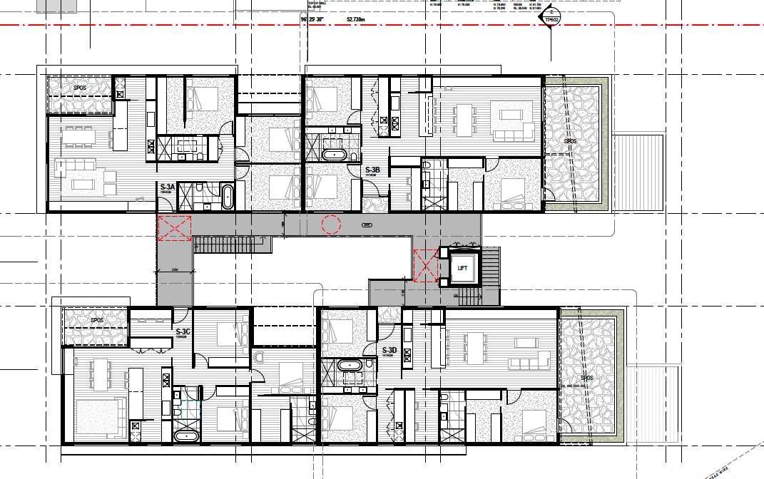 Second floor plate